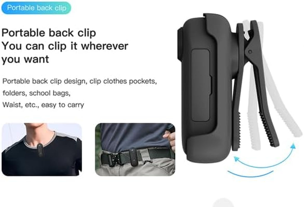 H7 64GB 1080P Thumb Action Camera, Mini Body Cameras, Wearable Pocket Vlogging Camera with Magnetic Lanyard, Small Portable Body Cam Helmet Cam for Work, Cycling, Travel, Pet Walking